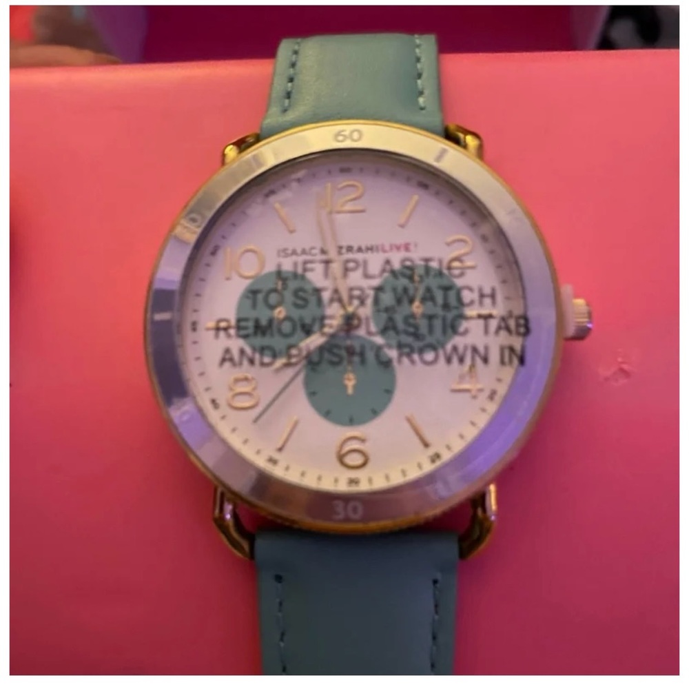 ISAAC Mizrahi Blue live watch
